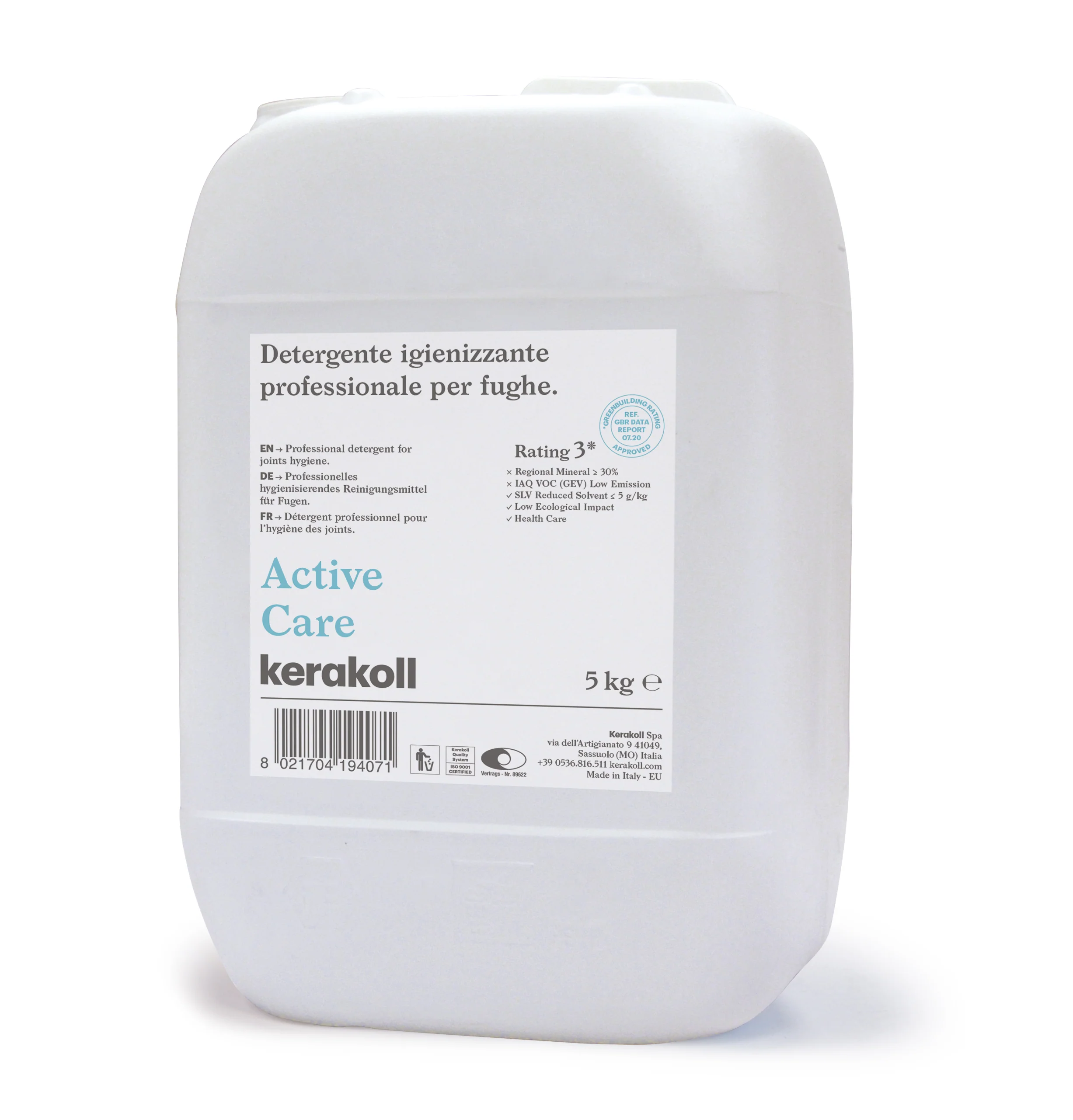 Active Care di Kerakoll - Detergente igienizzante per fughe