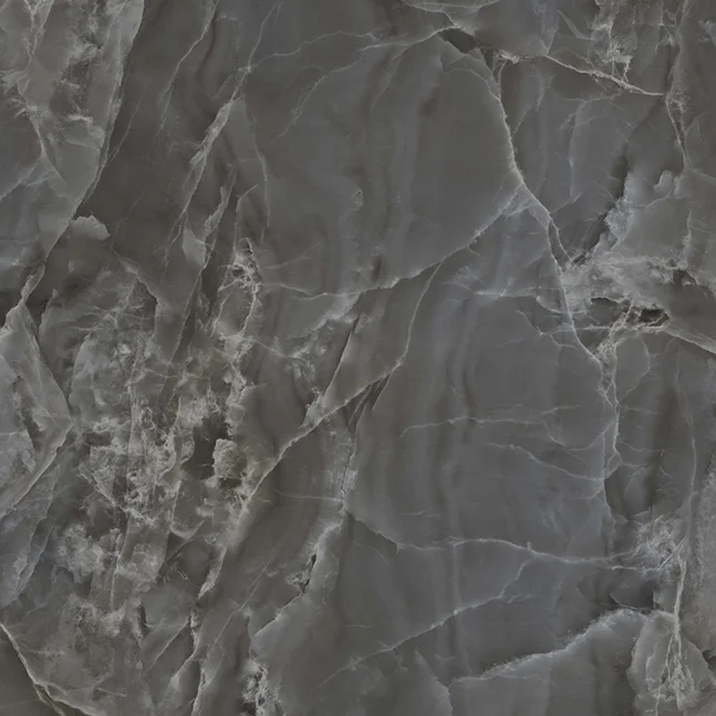 Alabastri Black Lux - Gres Effetto Marmo Lucido 120x120 Rettificato - Image 2