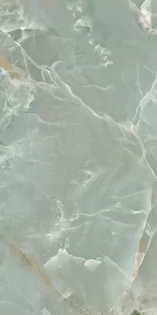 Alabastri Green Lux - Gres Effetto Marmo Lucido 60x120 Rettificato