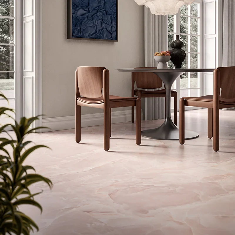 Alabastri Pink Smooth - Gres Effetto Marmo Vellutato 60x120 Rettificato