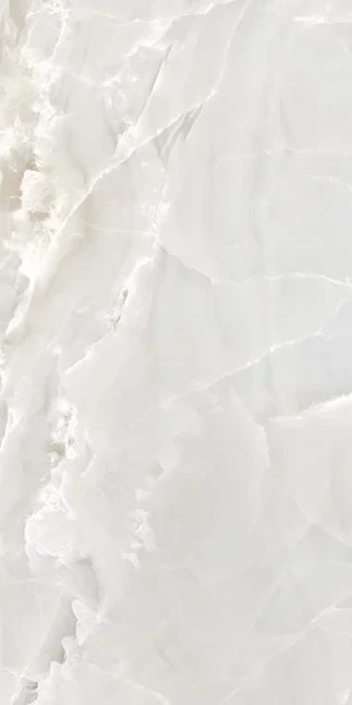 Alabastri White Lux - Gres Effetto Marmo Lucido 60x120 Rettificato