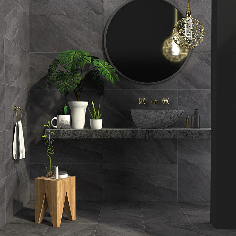 Alaska Graphite - Gres Effetto Pietra Naturale 60x120 Rettificato