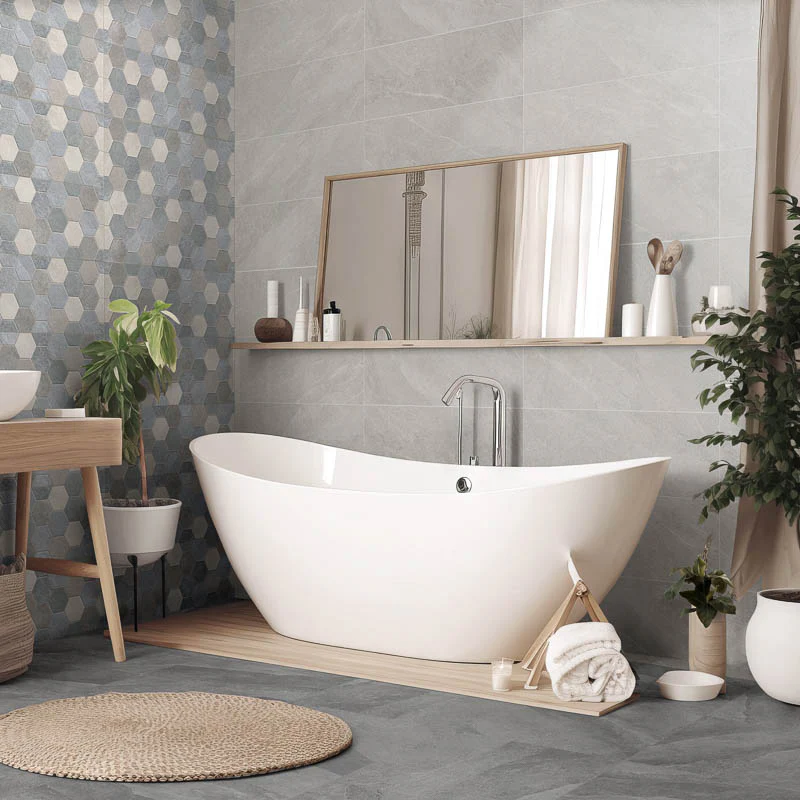Alaska Ivory - Rivestimento Effetto Pietra Moderno 25x75