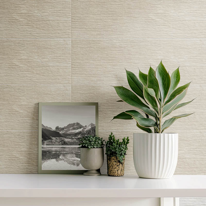 Alaska Struttura Sand - Rivestimento Rigato a Rilievo Effetto Pietra 25x75