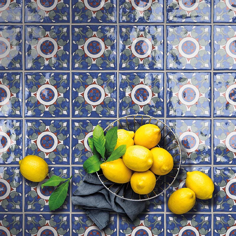 Amalfi 1 - Gres Porcellanato Effetto Maioliche 15x15 Stile Vietri