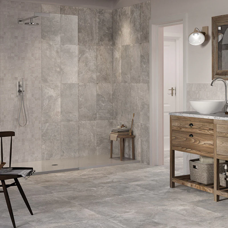 Ardesie Grey - Gres effetto pietra ardesia per esterni Antiscivolo 30x60 Naturale