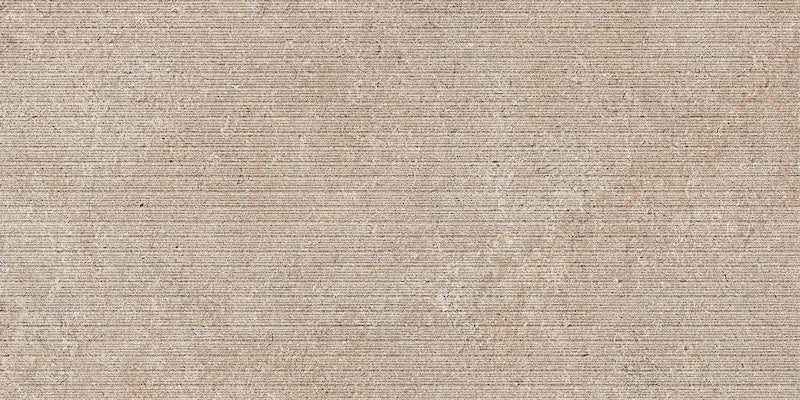 Arkè Beige Line 3D - Gres effetto pietra rigato 60x120