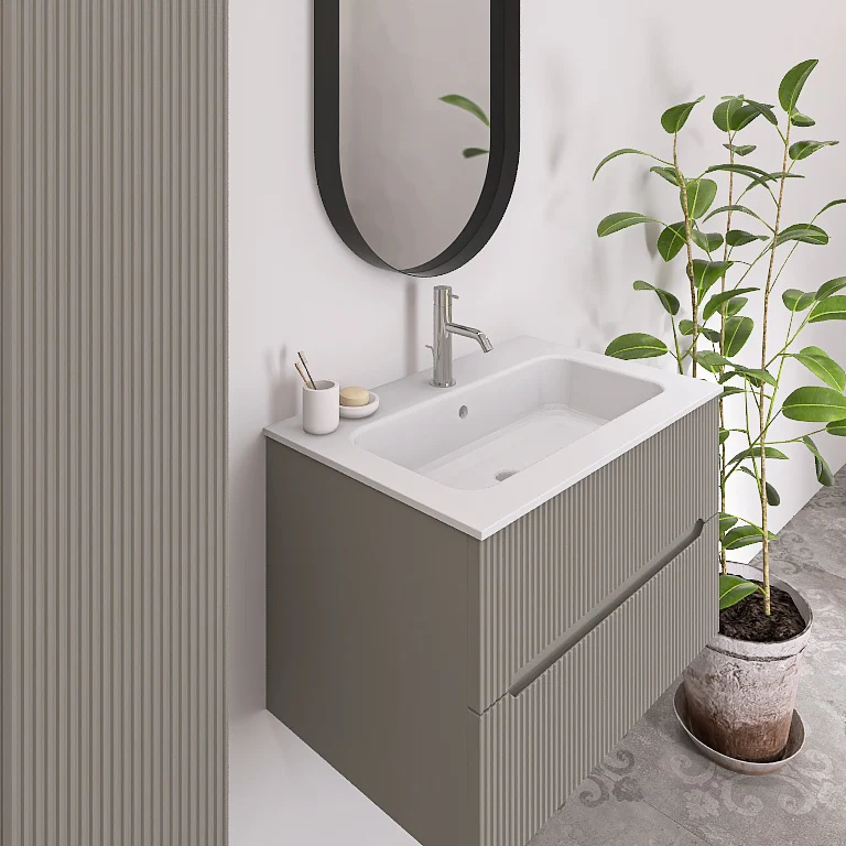 Atena 05  - Mobile da Bagno con Colonna Sospesa - Image 10