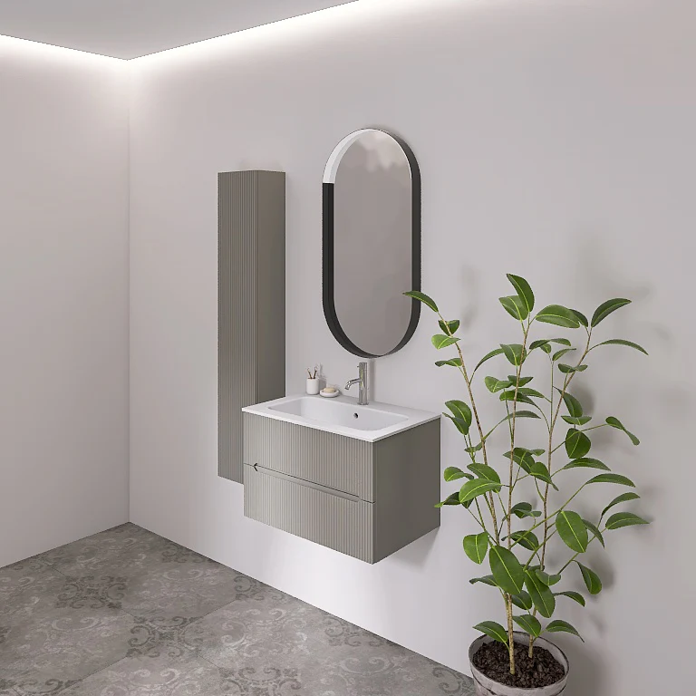 Atena 05  - Mobile da Bagno con Colonna Sospesa - Image 12