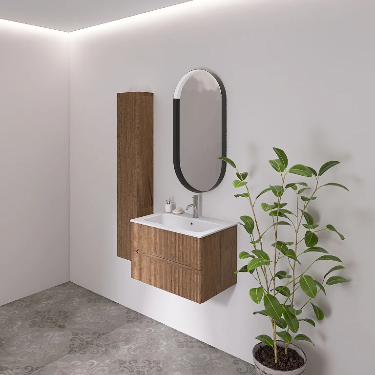 Atena 05  - Mobile da Bagno con Colonna Sospesa - Image 6