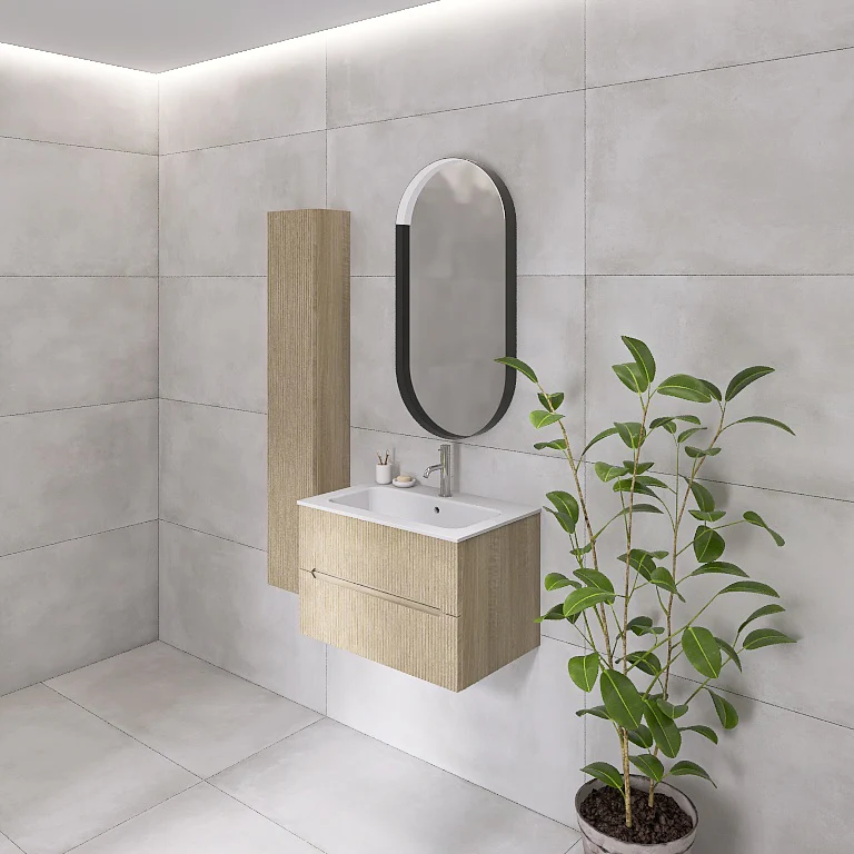 Atena 05  - Mobile da Bagno con Colonna Sospesa - Image 9
