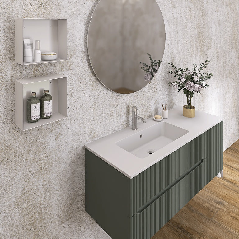 Atena 08 - Mobile da Bagno Sospeso con Consolle Lavabo - Image 15