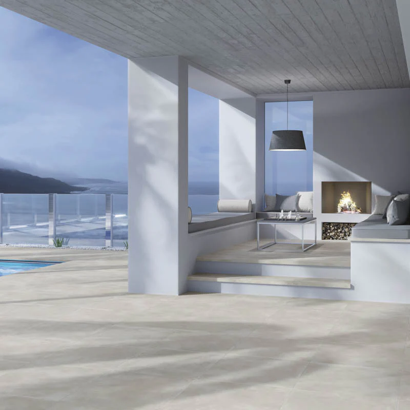 Baya Grey Antiscivolo R11- Gres Effetto Cemento 90x90 Rettificato