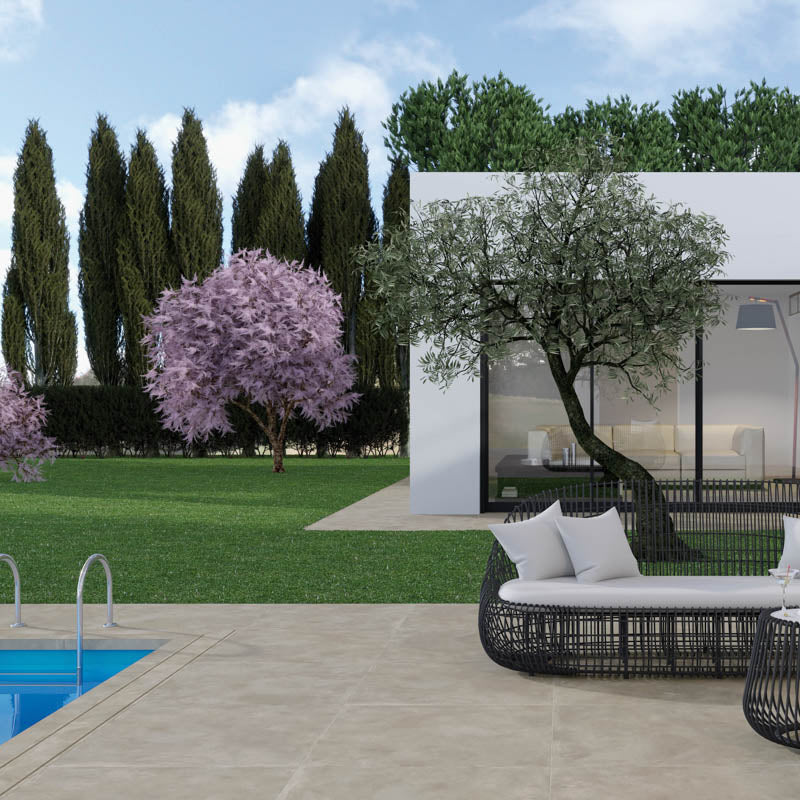 Baya Grey Antiscivolo R11- Gres Effetto Cemento 90x90 Rettificato - Image 3