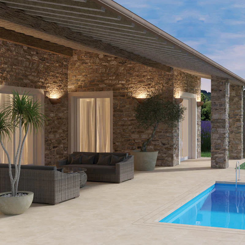 Baya Pergamon Antiscivolo R11- Gres Effetto Cemento 90x90 Rettificato