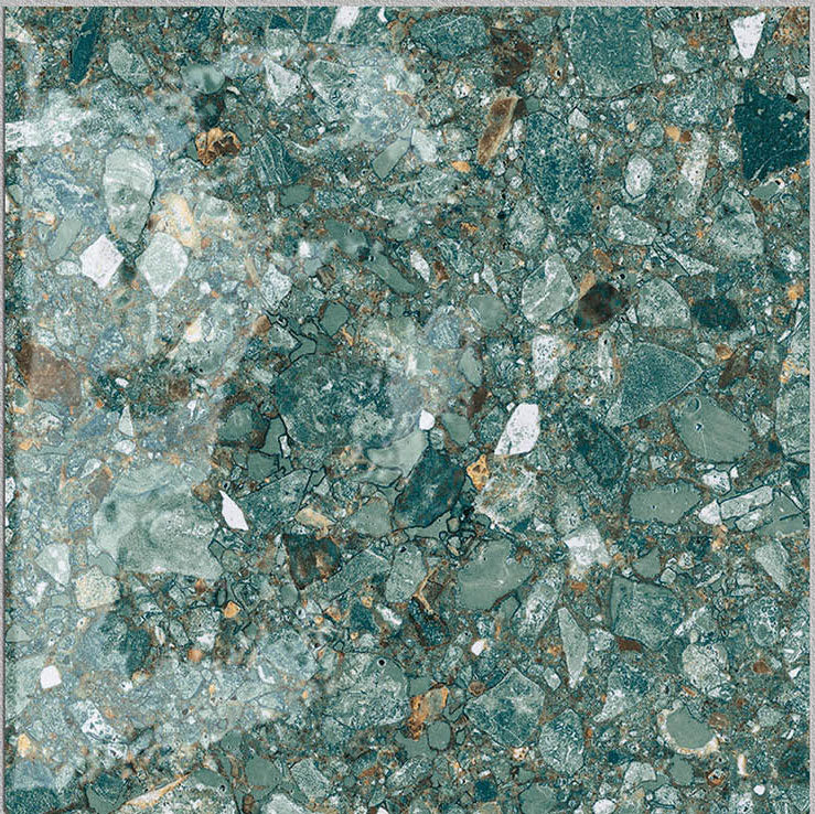Beach Emerald - Gres Porcellanato Effetto Fondale Marino 15x15 - Image 3