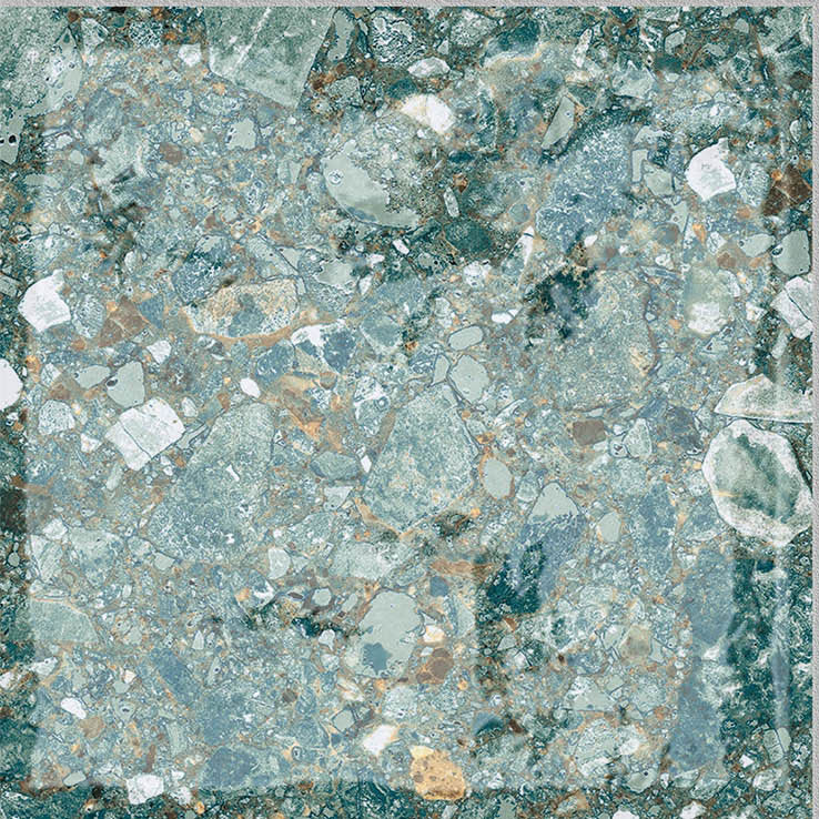 Beach Emerald - Gres Porcellanato Effetto Fondale Marino 15x15 - Image 4