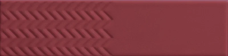 Biscuit Waves Bordeaux - Rivestimento Effetto Mattoncino Zigrinato 5x20