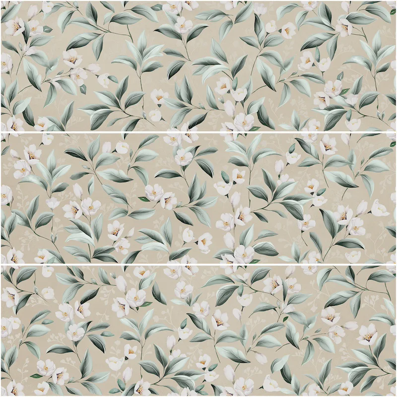 Blossom Garden Avorio - Rivestimento con Decoro Floreale 33x100 - Image 3