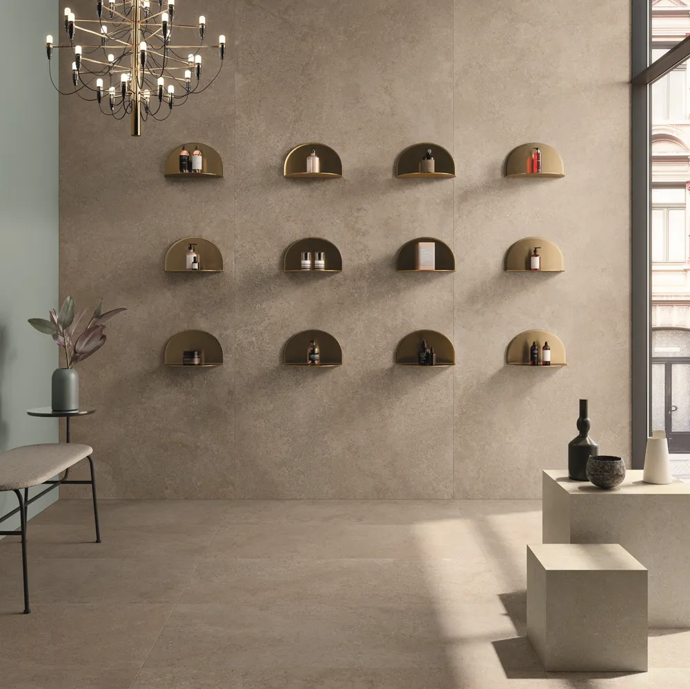 Brystone Ivory R9 - Gres porcellanato effetto pietra 60x120 rettificato