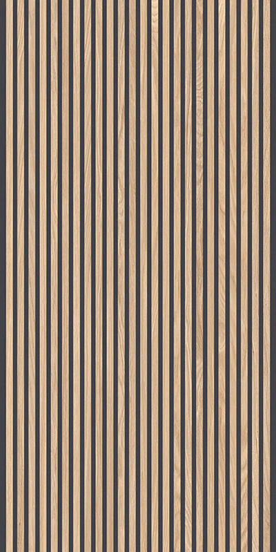 Cannè 3D Ecrù Black - Gres Effetto Legno Cannettato 60x120 Rettificato - Image 2