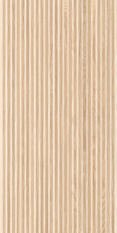 Cannè 3D Ecrù - Gres Effetto Legno Cannettato 60x120 Rettificato - Image 2