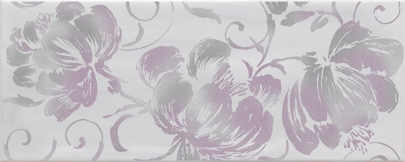 Caribe Flores Ice - Rivestimento Decorato Floreale 20x50 - Image 2