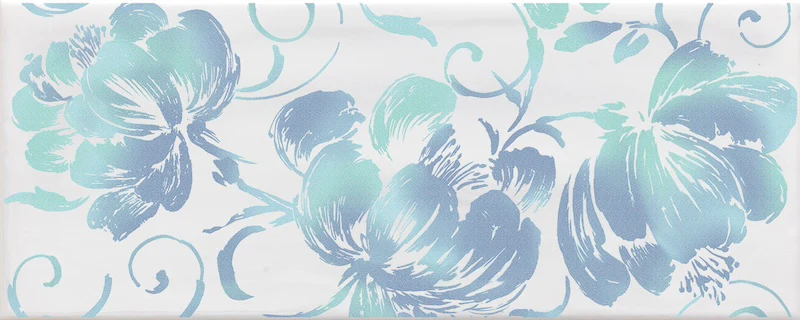 Caribe Flores White - Rivestimento Decorato Floreale 20x50 - Image 2