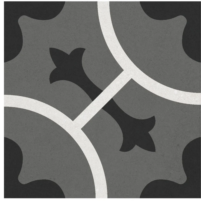 Cementina Paint Black & White - Gres Opaco con Decori Misti 20x20 - Image 11