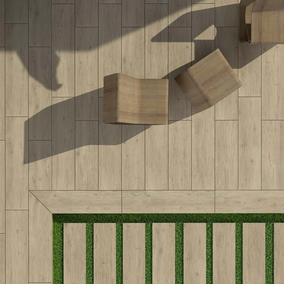 Chalet Almond 20mm - Gres Porcellanato Spessorato Effetto Legno 40x122 Rettificato - Image 3