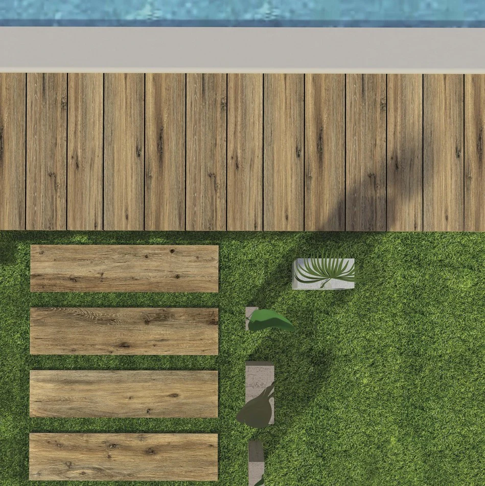 Chalet Brown 20mm - Gres Porcellanato Spessorato Effetto Legno 30x122 Rettificato - Image 4