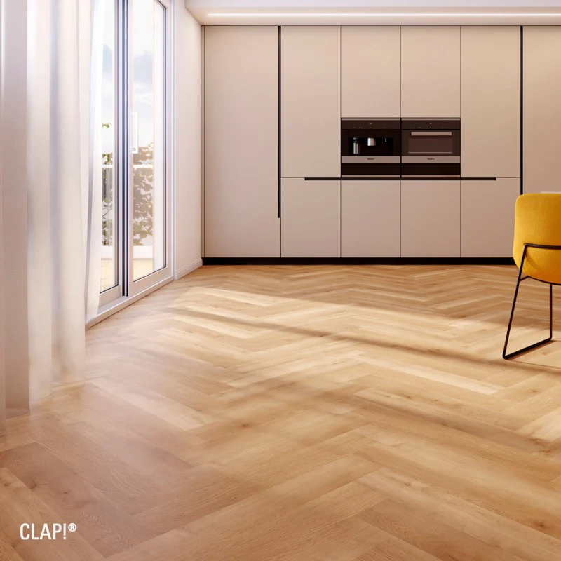 Clap! 3D di Deco Takla spina italiana - Pavimenti ad incastro effetto legno