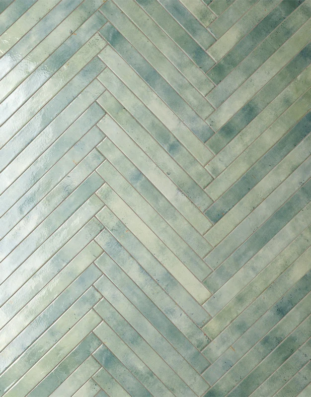 Colors Brick Acquamarine - Gres Effetto Mattoncino Lucido 5x45 - Image 4