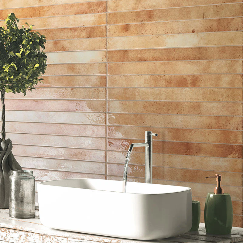 Colors Brick Beige - Gres Effetto Mattoncino Lucido 5x45 - Image 5