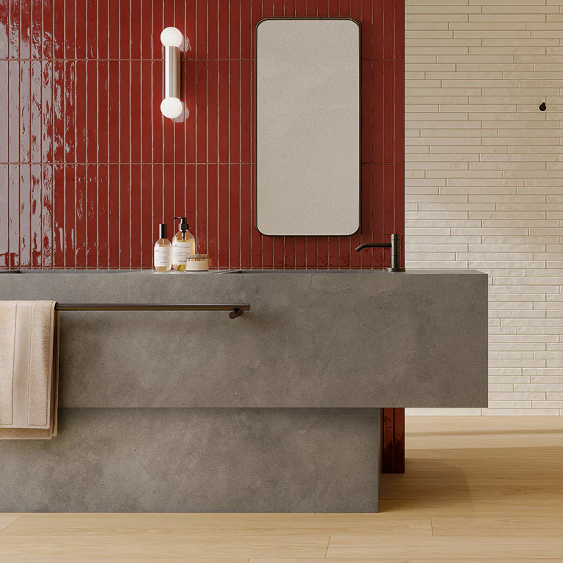 Colors Brick Ivory - Gres Effetto Mattoncino Lucido 5x45 - Image 5
