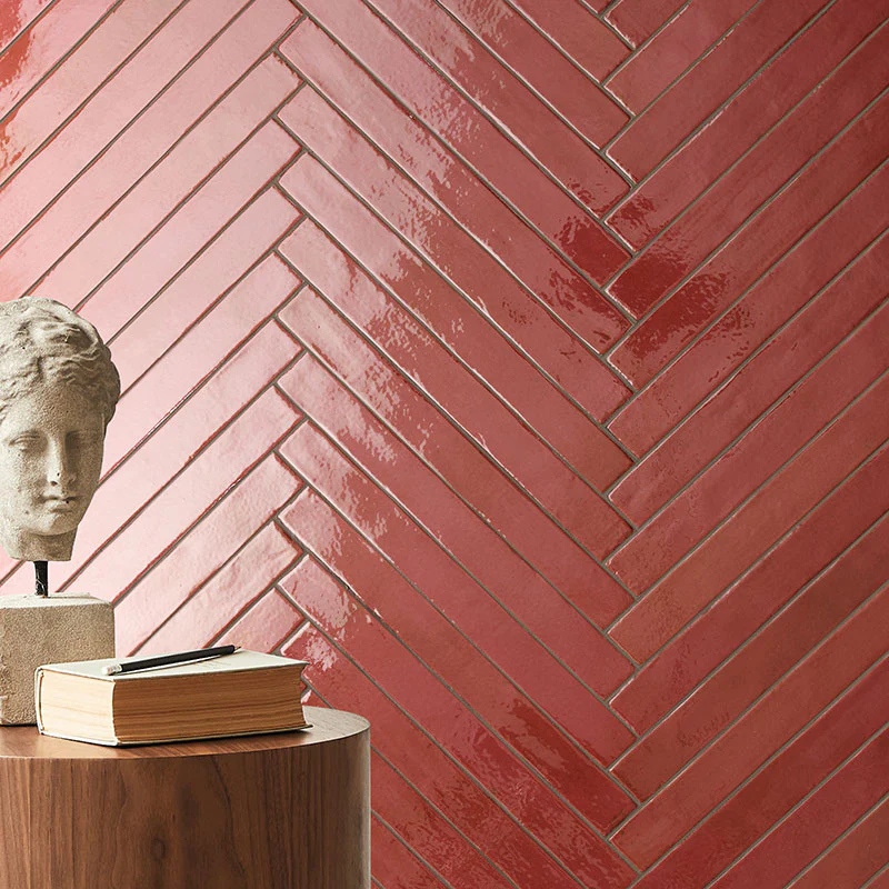 Colors Brick Red - Gres Effetto Mattoncino Lucido 5x45 - Image 5