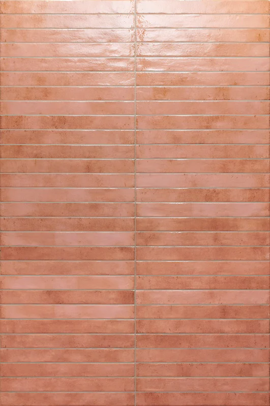 Colors Brick Salmon - Gres Effetto Mattoncino Lucido 5x45 - Image 3
