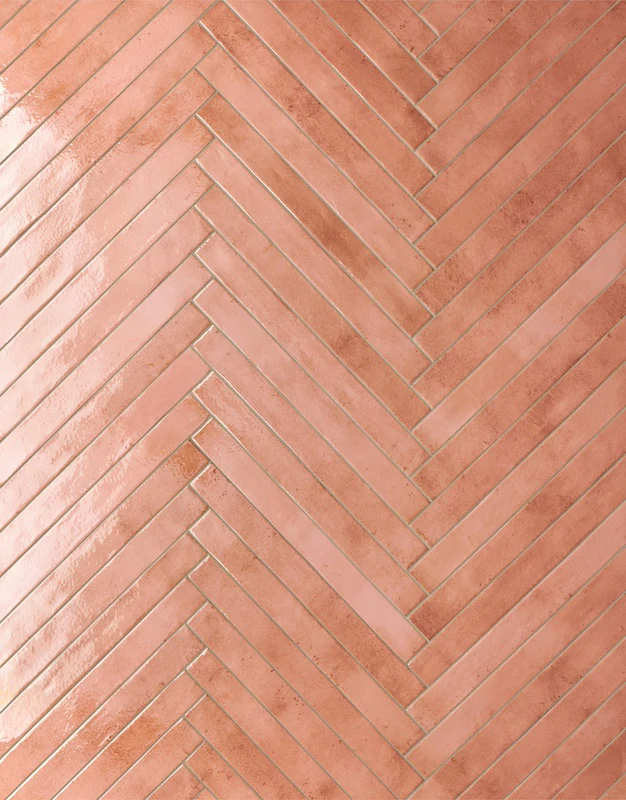 Colors Brick Salmon - Gres Effetto Mattoncino Lucido 5x45 - Image 4