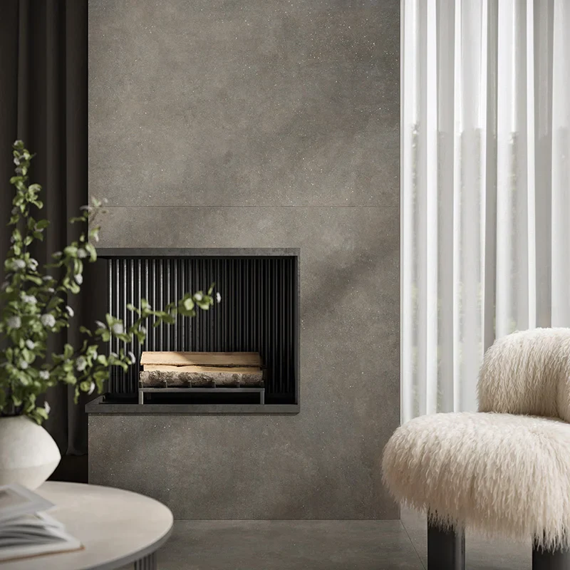 Concept Black - Gres Effetto Cemento 120x120 Rettificato