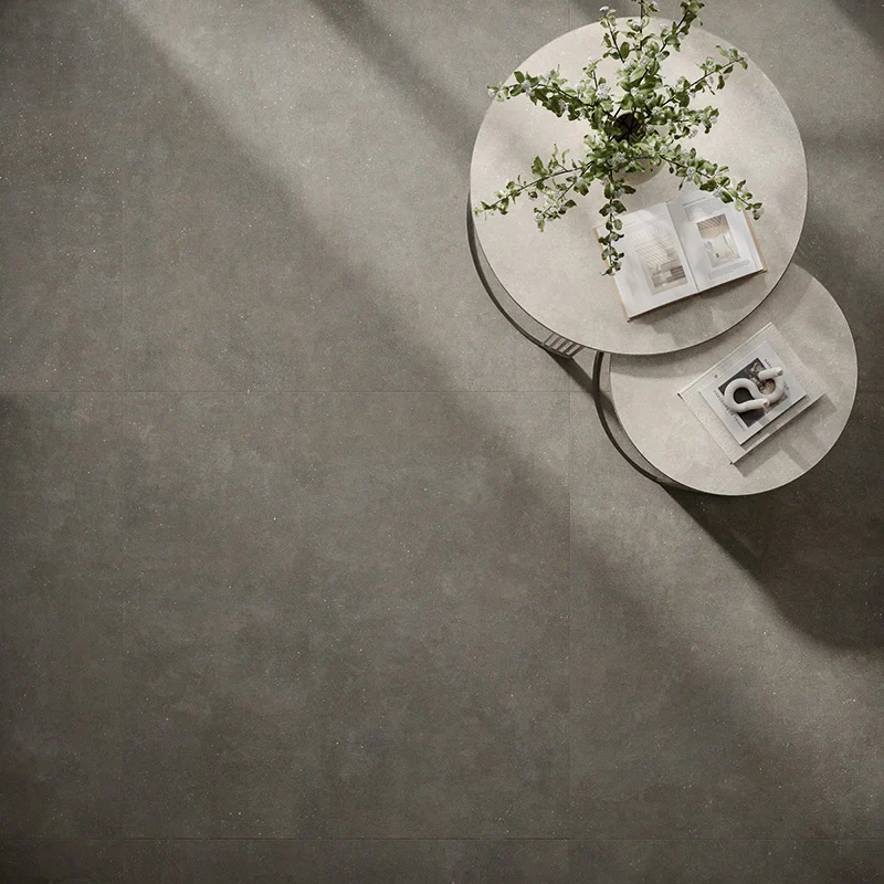 Concept Black Satin - Gres Effetto Cemento Vellutato 120x120 Rettificato