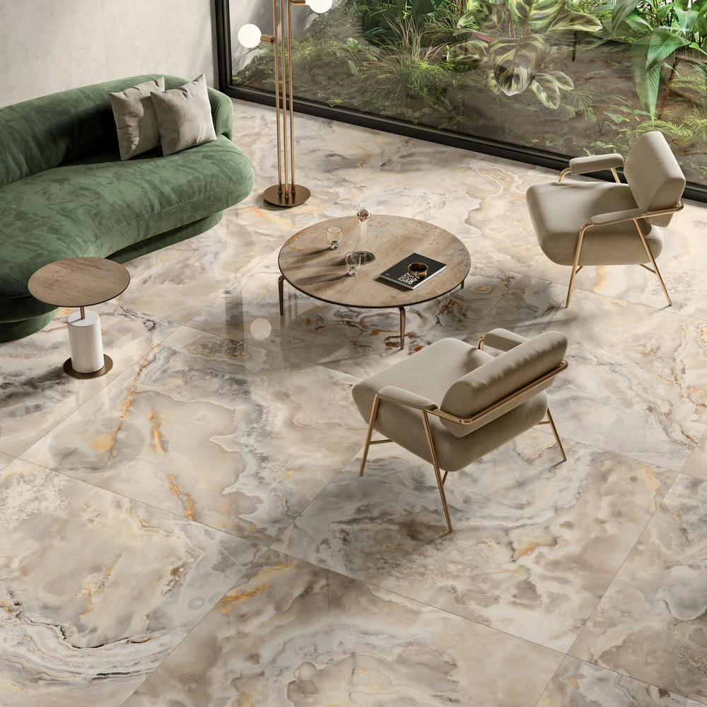 Cosmic Ivory Lux - Gres Porcellanato Effetto Marmo lucido 60x120 - Image 5