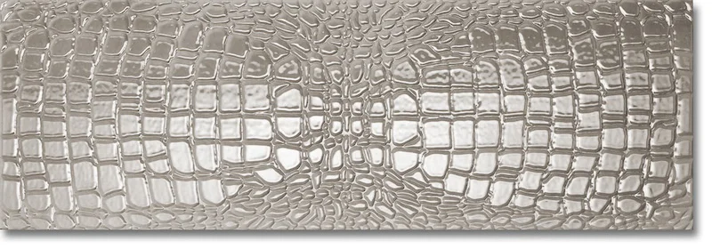 Crocotiles Grey - Gres Effetto Pelle di Coccodrillo 24x72