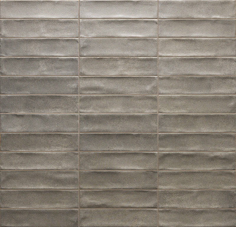 Cruda Brick Grigio - Gres Effetto Mattoncino Tinta Unita Opaco 5x20 - Image 3