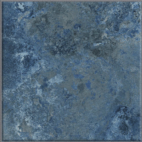 Crystal Blue Antiscivolo R11 - Gres Effetto Pietra Lucido per Esterni 15x15 - Image 3