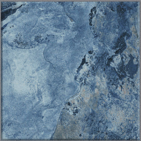 Crystal Blue Antiscivolo R11 - Gres Effetto Pietra Lucido per Esterni 15x15 - Image 5
