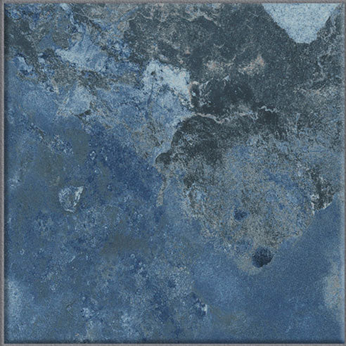 Crystal Blue Antiscivolo R11 - Gres Effetto Pietra Lucido per Esterni 15x15 - Image 6