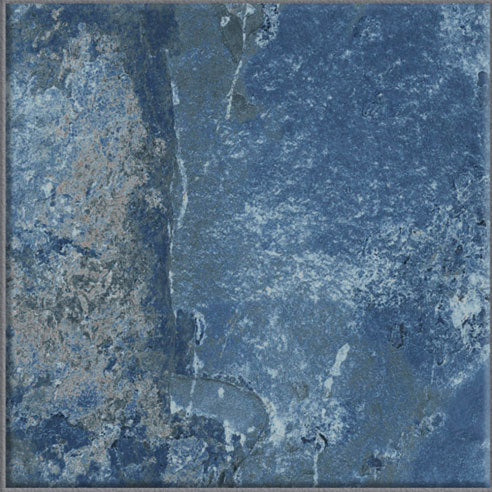 Crystal Blue Antiscivolo R11 - Gres Effetto Pietra Lucido per Esterni 15x15 - Image 9