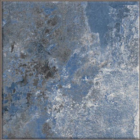 Crystal Navy Antiscivolo R11 - Gres Effetto Pietra Lucido per Esterni 15x15 - Image 6