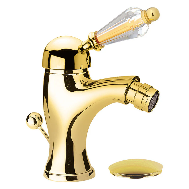 Crystal Retrò - Miscelatore classico per bidet con scarico