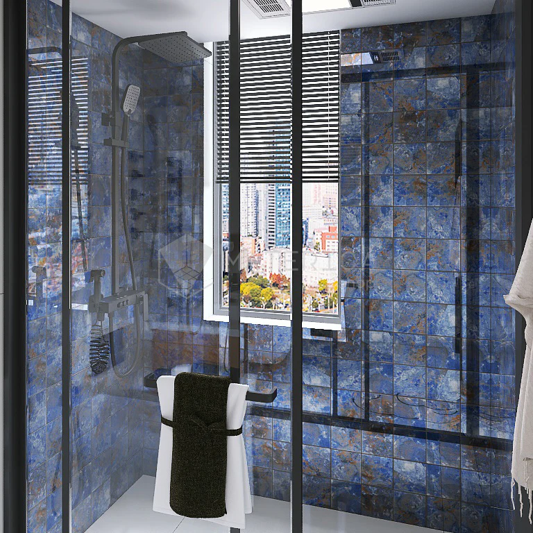Crystal Rust - Gres Porcellanato Effetto Pietra Lucido 15x15